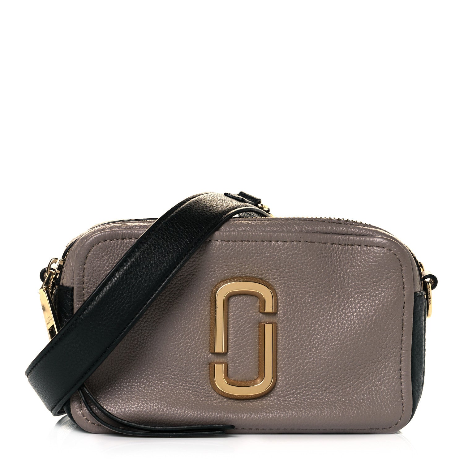Marc Jacobs Supple Natural Grain Calfskin The Softshot 21 Bag Cement Multi 1 of 9