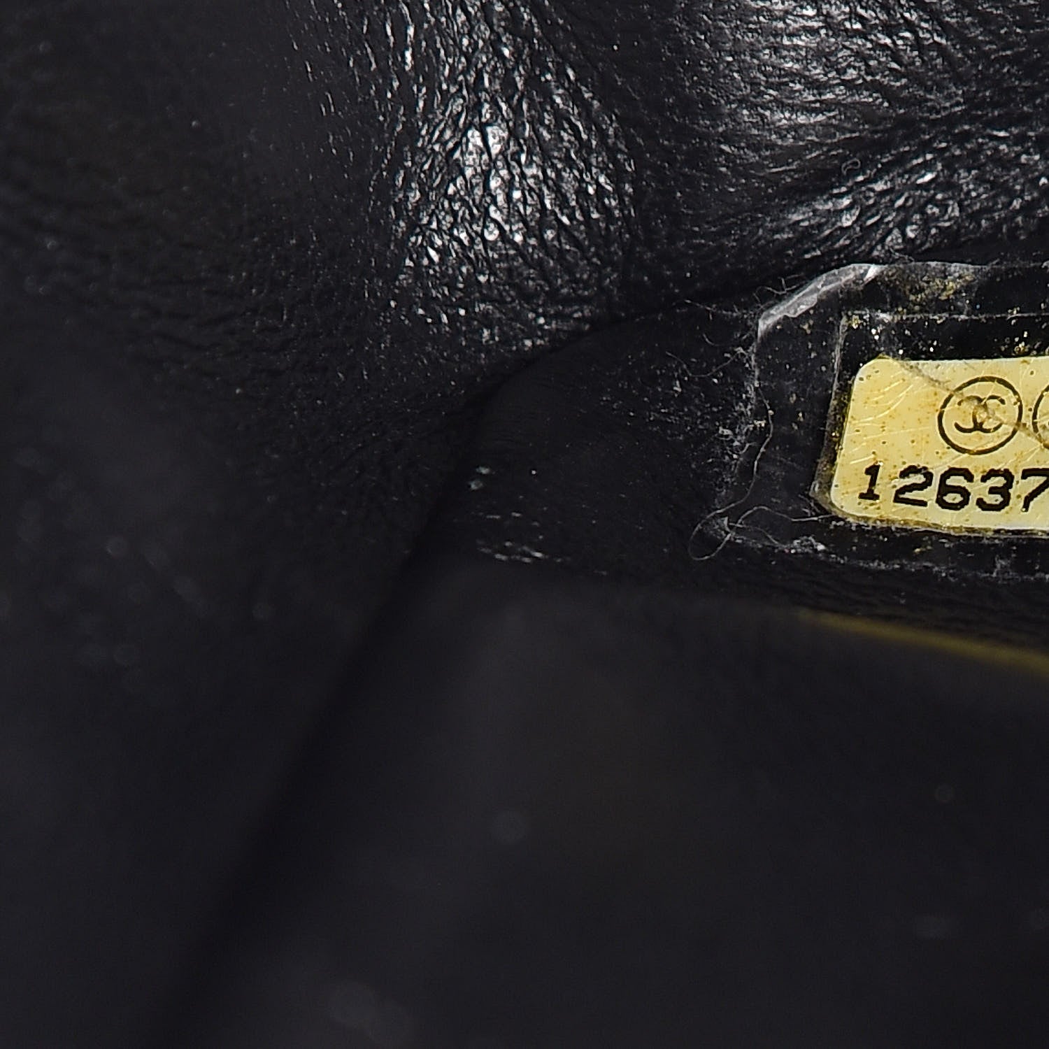 Chanel Washed Caviar Quilted Maxi Single Flap Black 7 of 10