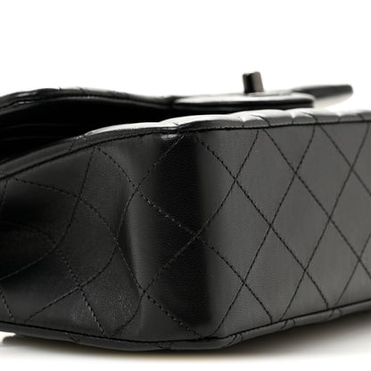 Chanel Lambskin Quilted Small Double Flap So Black 9 of 11