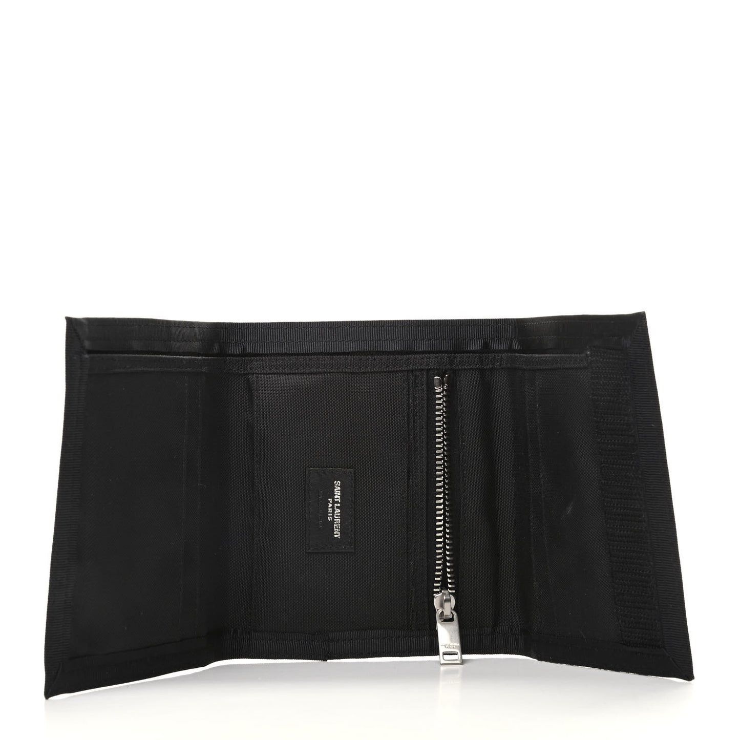 Nylon Bandana Print Tiny Buffalo Wallet Black