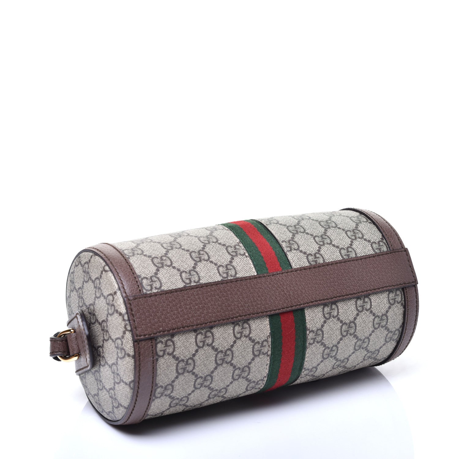 Gucci GG Supreme Monogram Web Small Ophidia Boston Bag Beige New Acero 4 of 8
