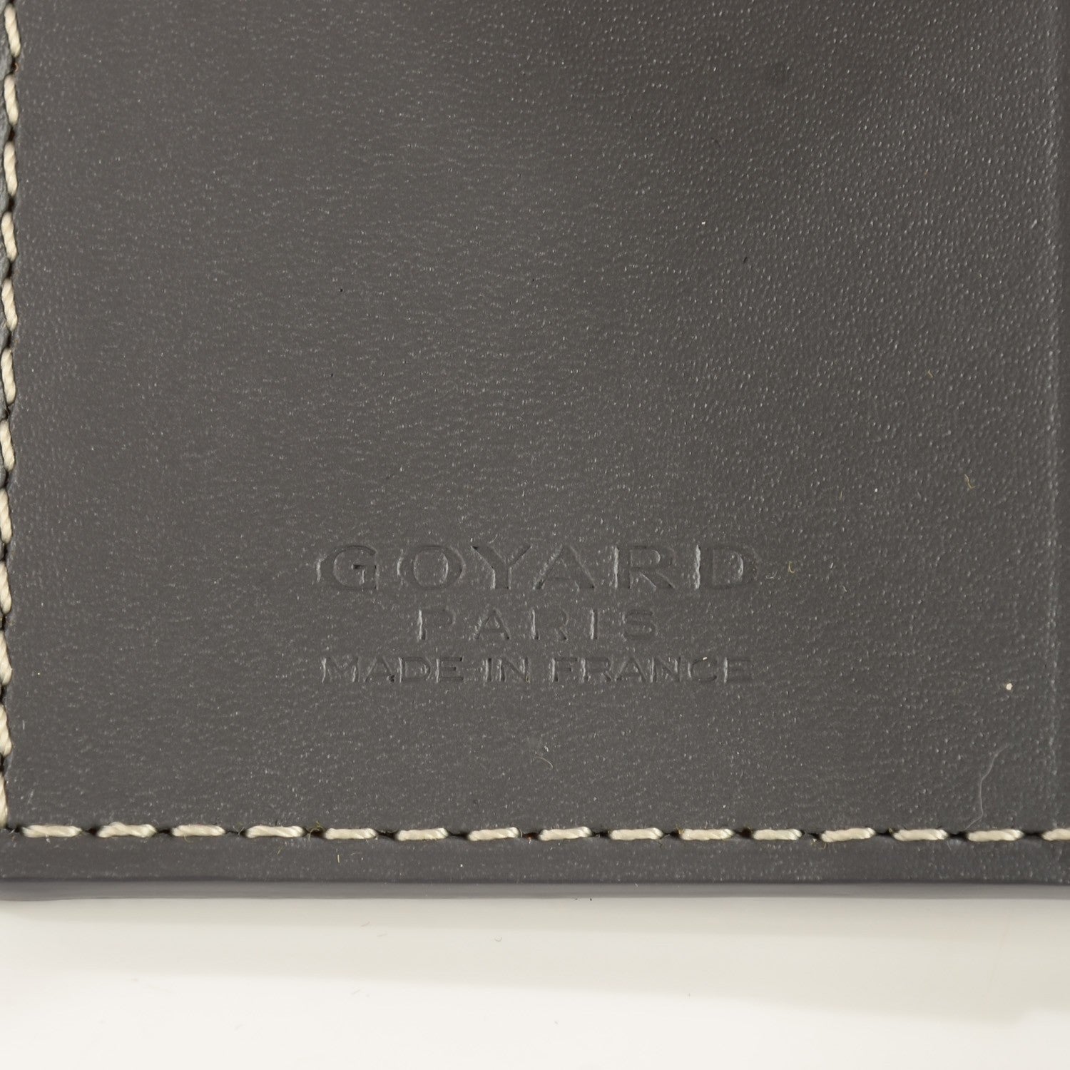 Goyard Goyardine Saint Marc Folding Card Case Grey 7 of 7