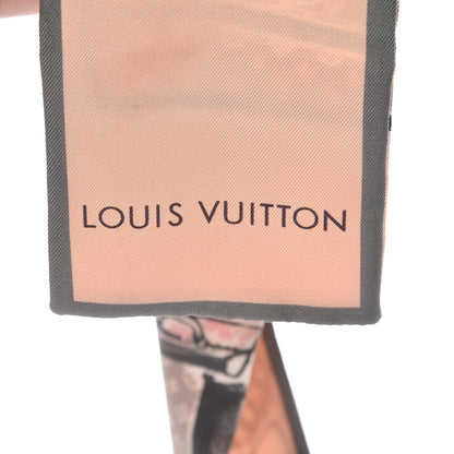 Louis Vuitton Silk Monogram Trunks Bandeau Rose Poudre 3 of 4