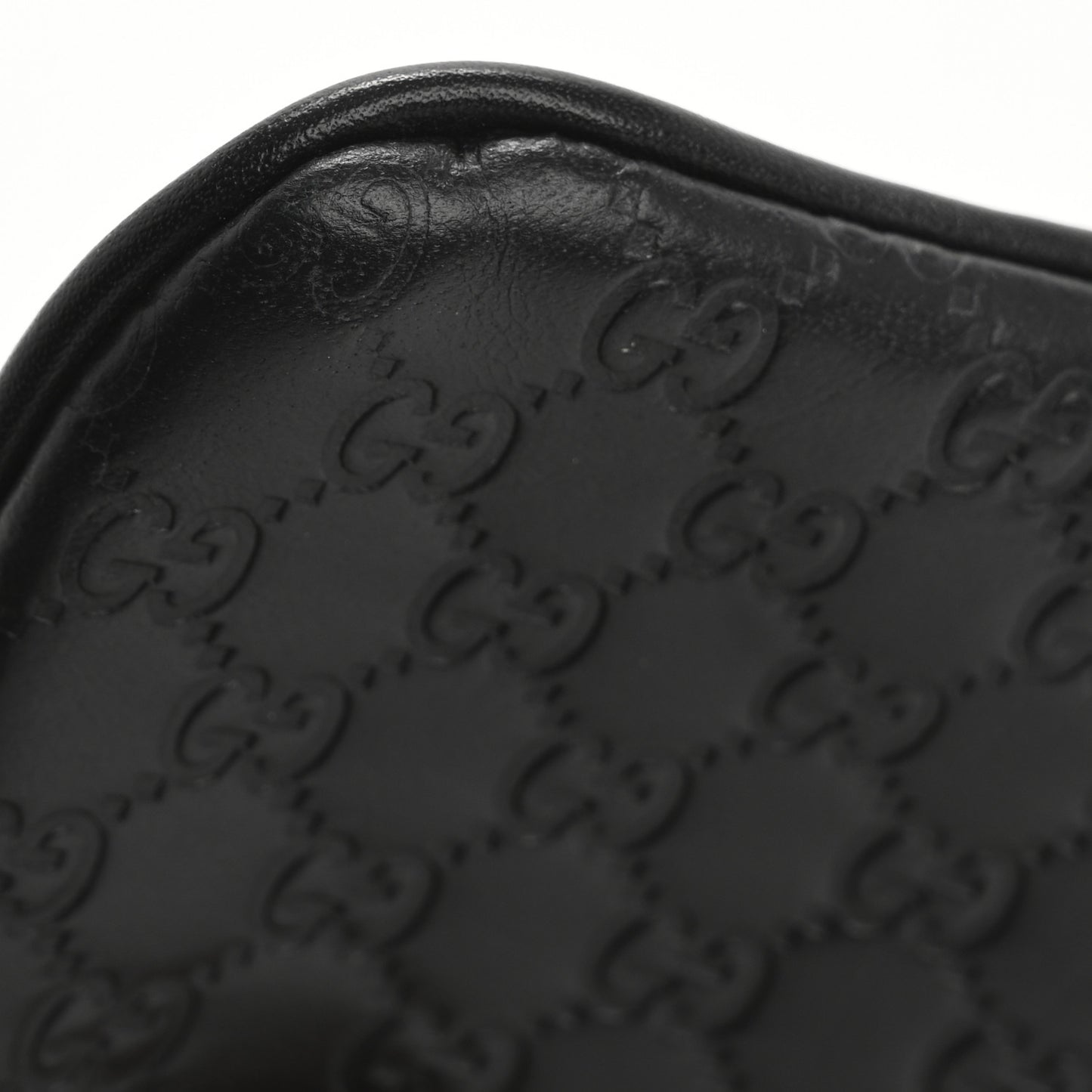 Microguccissima Key Ring Coin Case Black