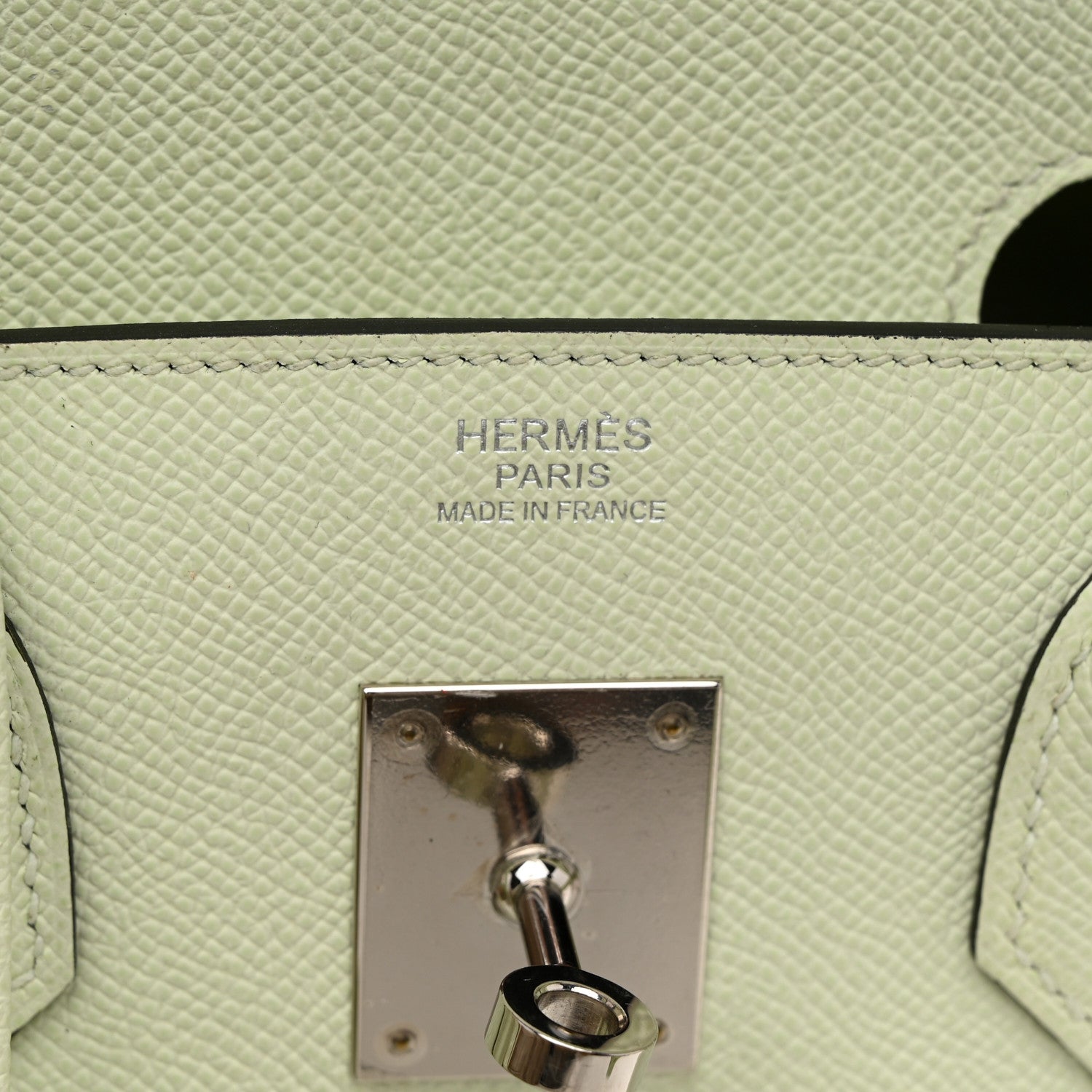 Hermes Epsom Sellier Birkin 30 Vert Fizz 6 of 15
