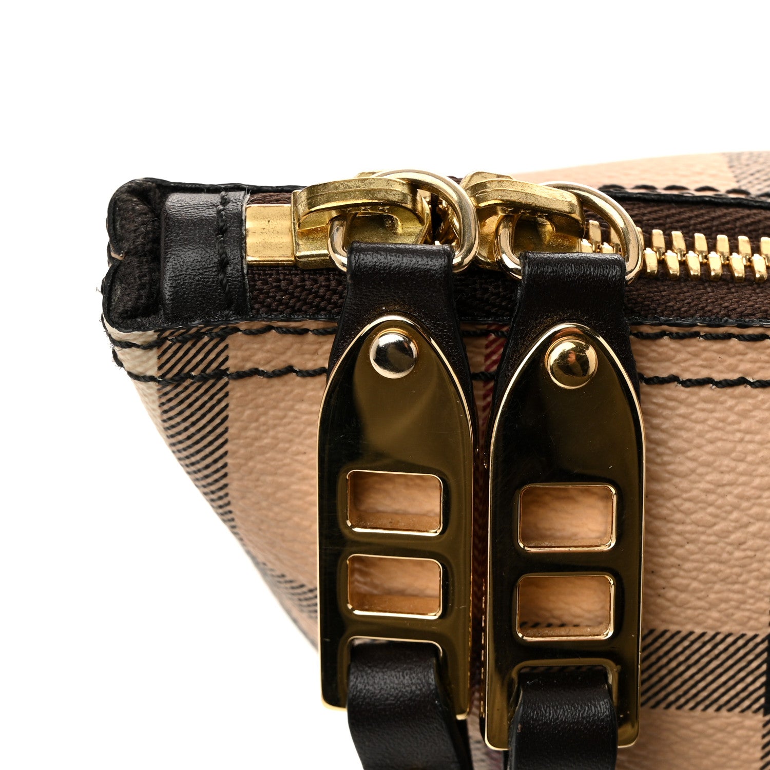 Burberry Haymarket Check Small Salisbury Tote Chocolate 14 of 14