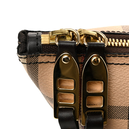 Burberry Haymarket Check Small Salisbury Tote Chocolate 14 of 14