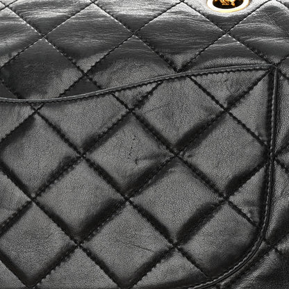 Chanel Lambskin Quilted Medium Single Flap Black 19 of 20