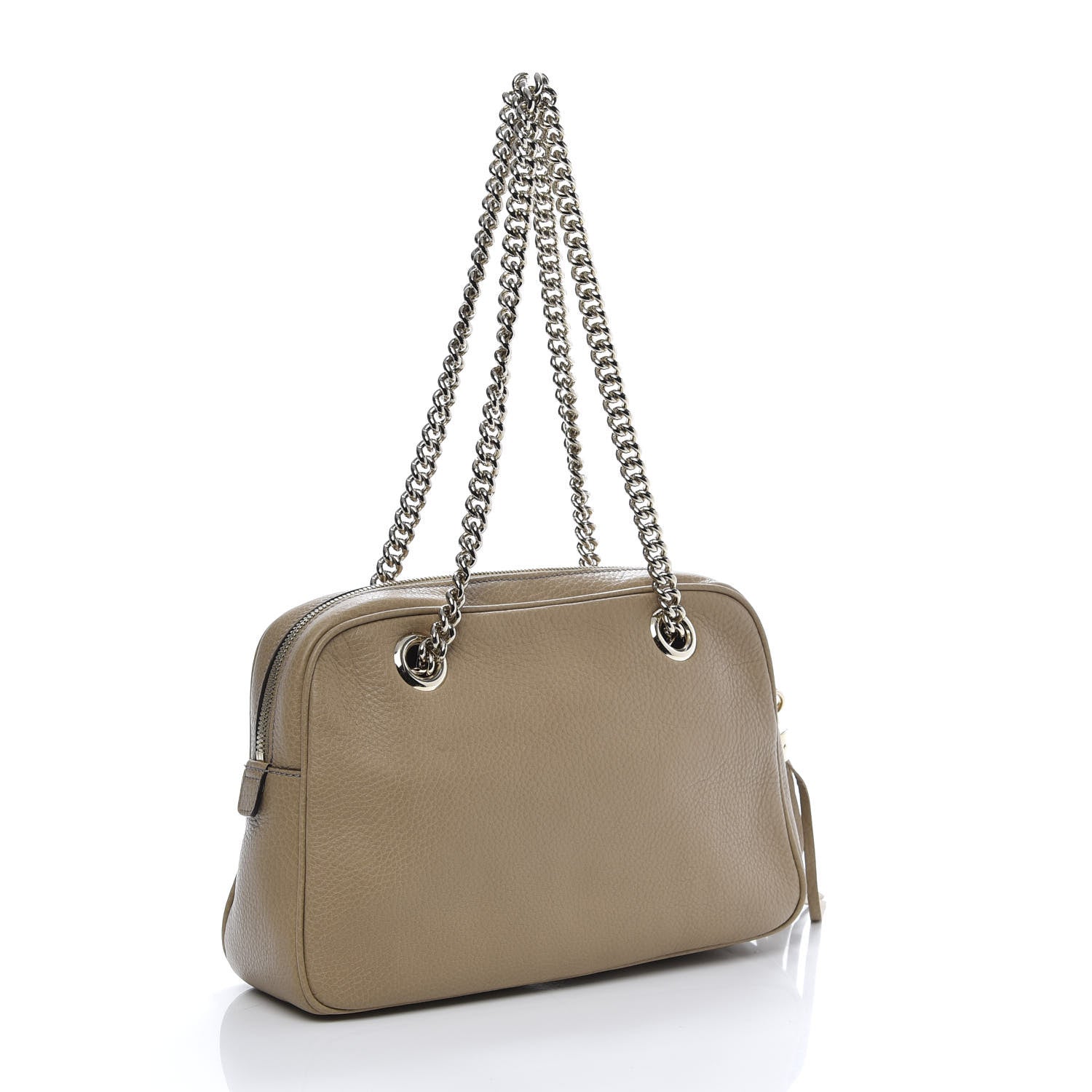 Gucci Pebbled Calfskin Small Soho Bowler Camelia 3 of 12