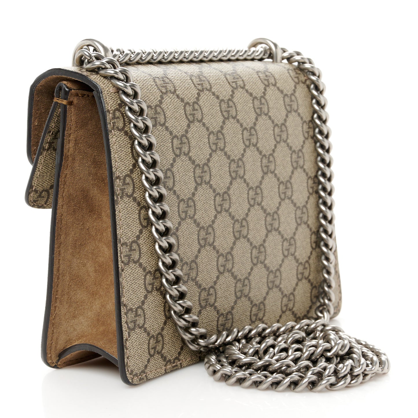 GG Supreme Monogram Mini Dionysus Shoulder Bag Taupe