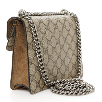Gucci GG Supreme Monogram Mini Dionysus Shoulder Bag Taupe 3 of 12
