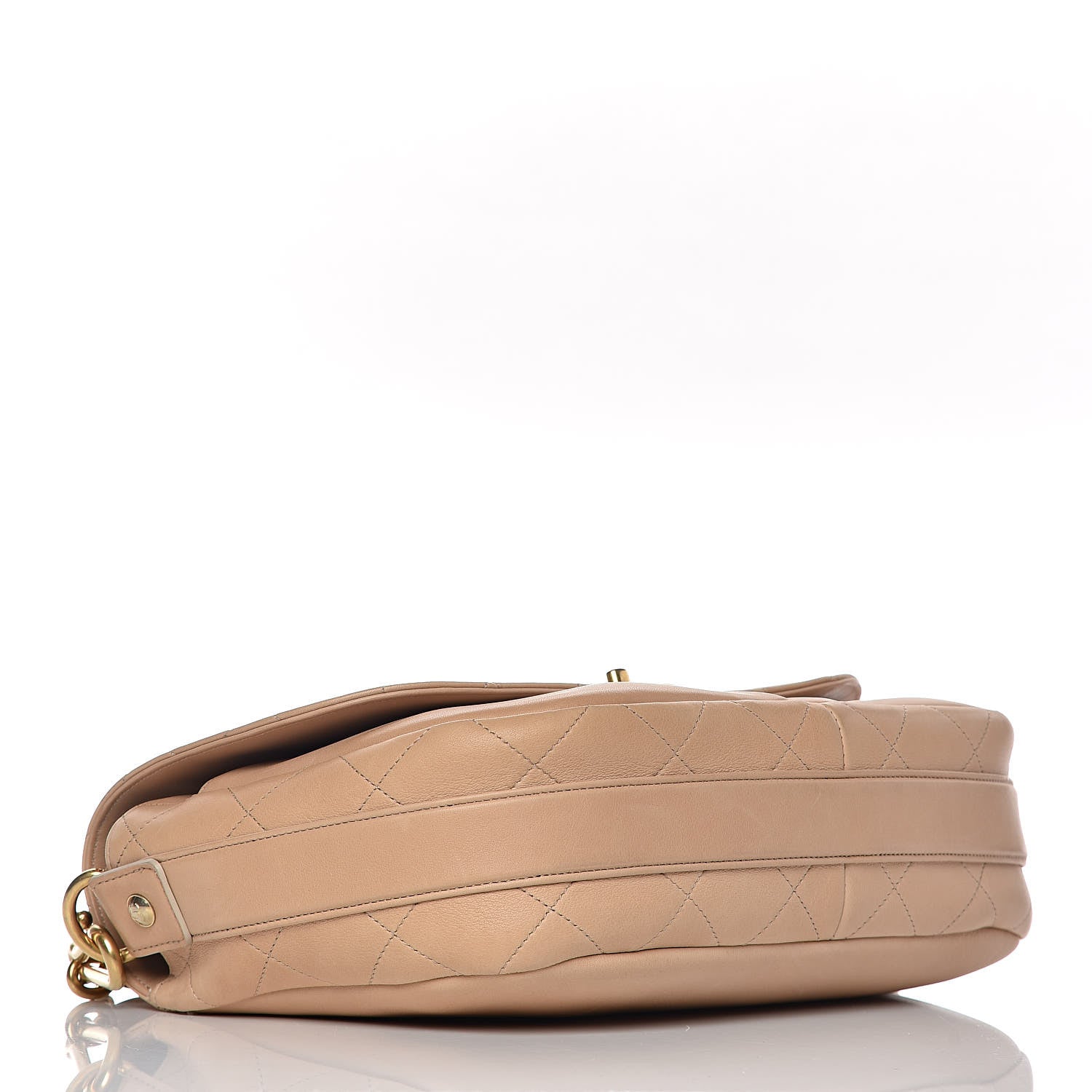 Chanel Calfskin Stitched Small Paris in Rome Messenger Beige 4 of 12