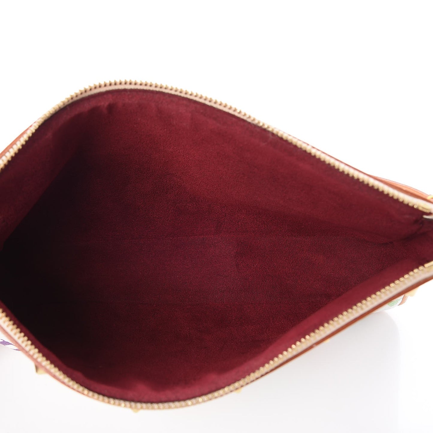 Monogram Multicolor Pochette Accessories White