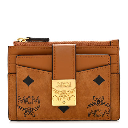 MCM Visetos Patricia Card Case Cognac 1 of 7