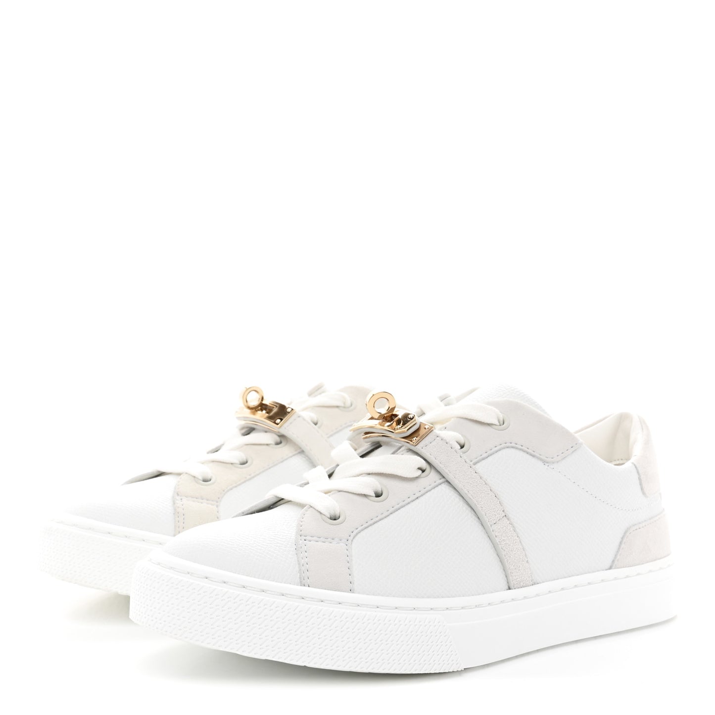 Calfskin Day Sneakers 37.5 White