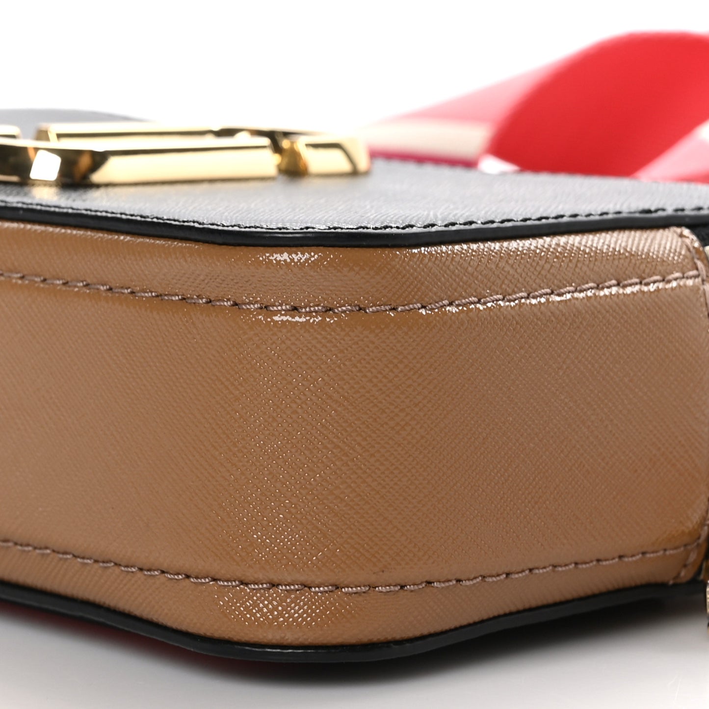 MARC JACOBS Saffino Small Snapshot Camera Bag Coral Multi