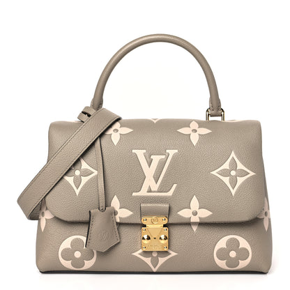 Louis Vuitton Empreinte Monogram Giant Madeleine MM Dove Grey Beige 1 of 9