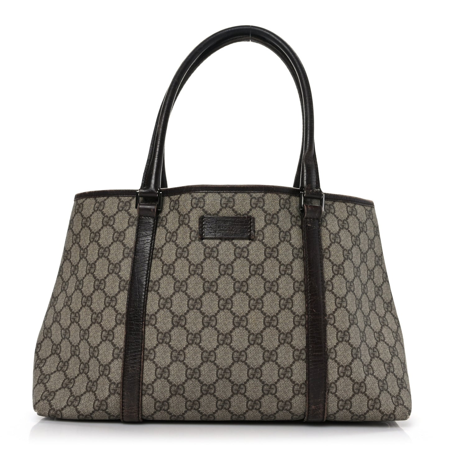 GG Plus Monogram Medium Joy Tote Dark Brown