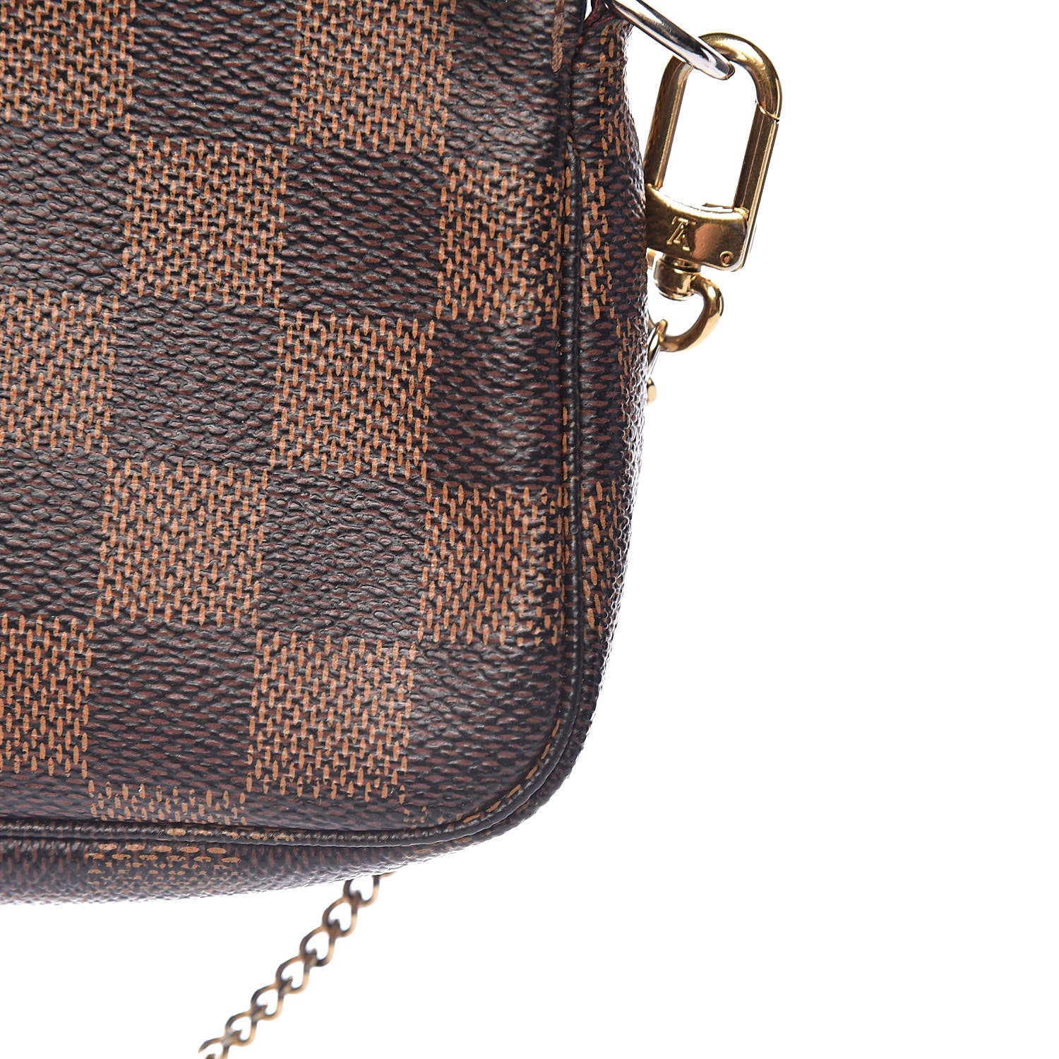 Louis Vuitton Damier Ebene Mini Pochette Accessories 10 of 12
