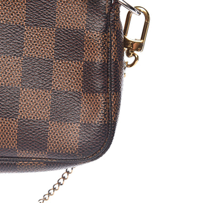 Louis Vuitton Damier Ebene Mini Pochette Accessories 10 of 12