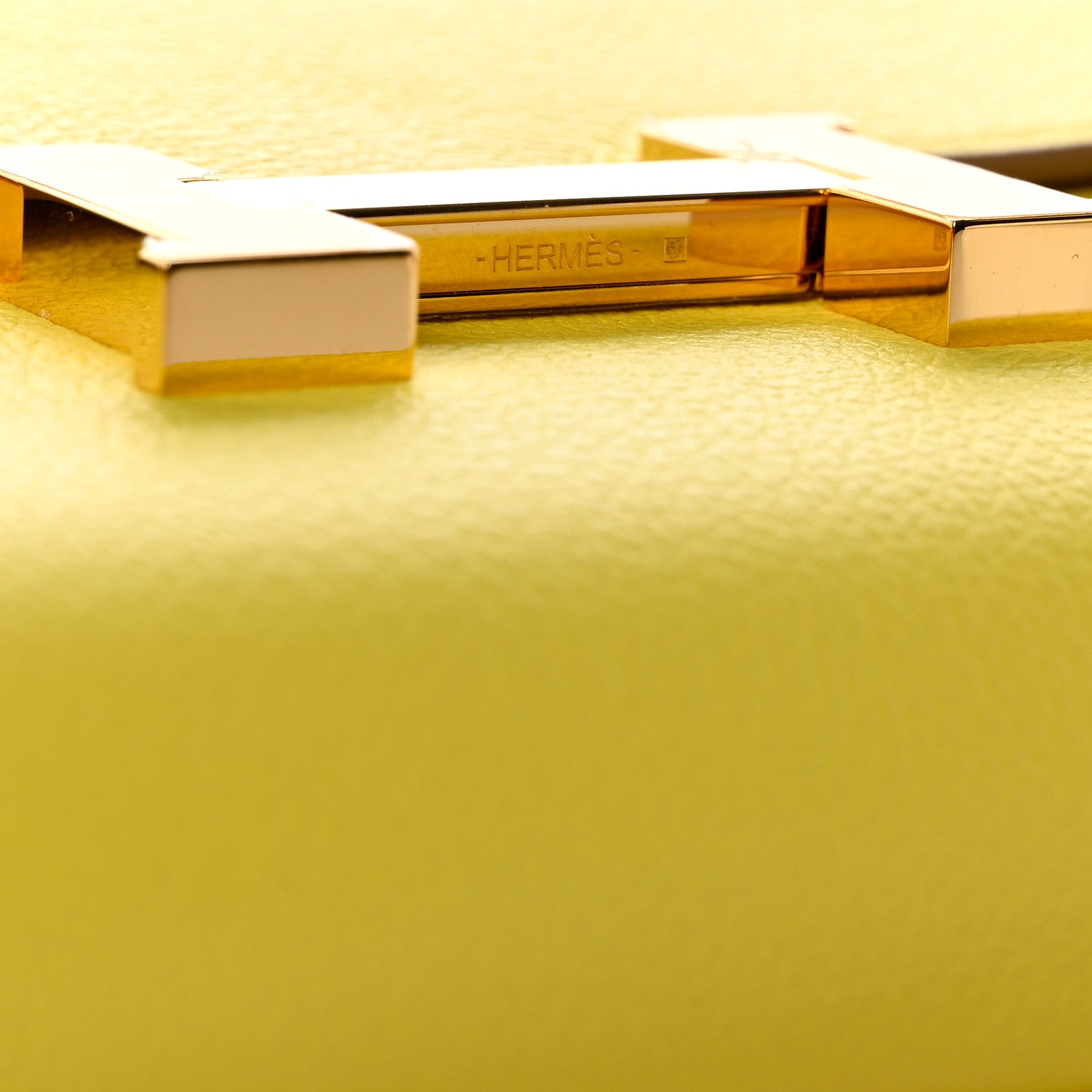 Hermes Evercolor Constance Wallet To Go Lime 6 of 11