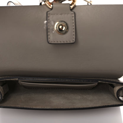 Chloe Suede Calfskin Mini Faye Shoulder Bag Motty Grey 5 of 11