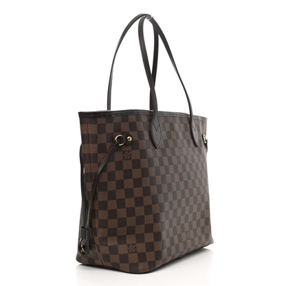 Louis Vuitton Damier Ebene Neo Neverfull MM Rose Ballerine 3 of 9