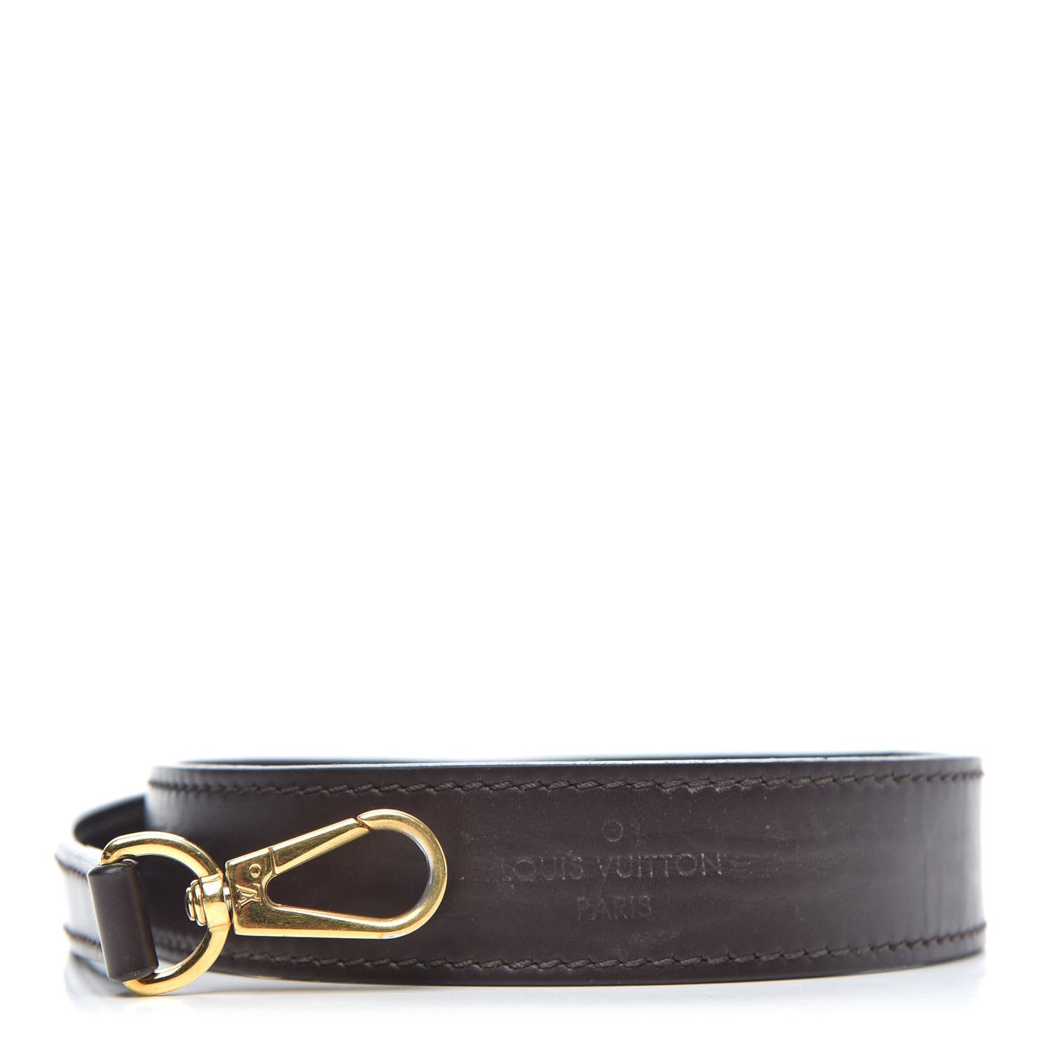 Louis Vuitton Calfskin Normandy Shoulder Strap Brown 1 of 4
