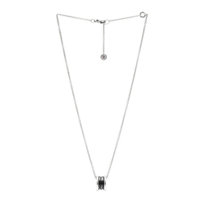 Bulgari Sterling Silver Ceramic Save The Children Pendant Necklace 3 of 5
