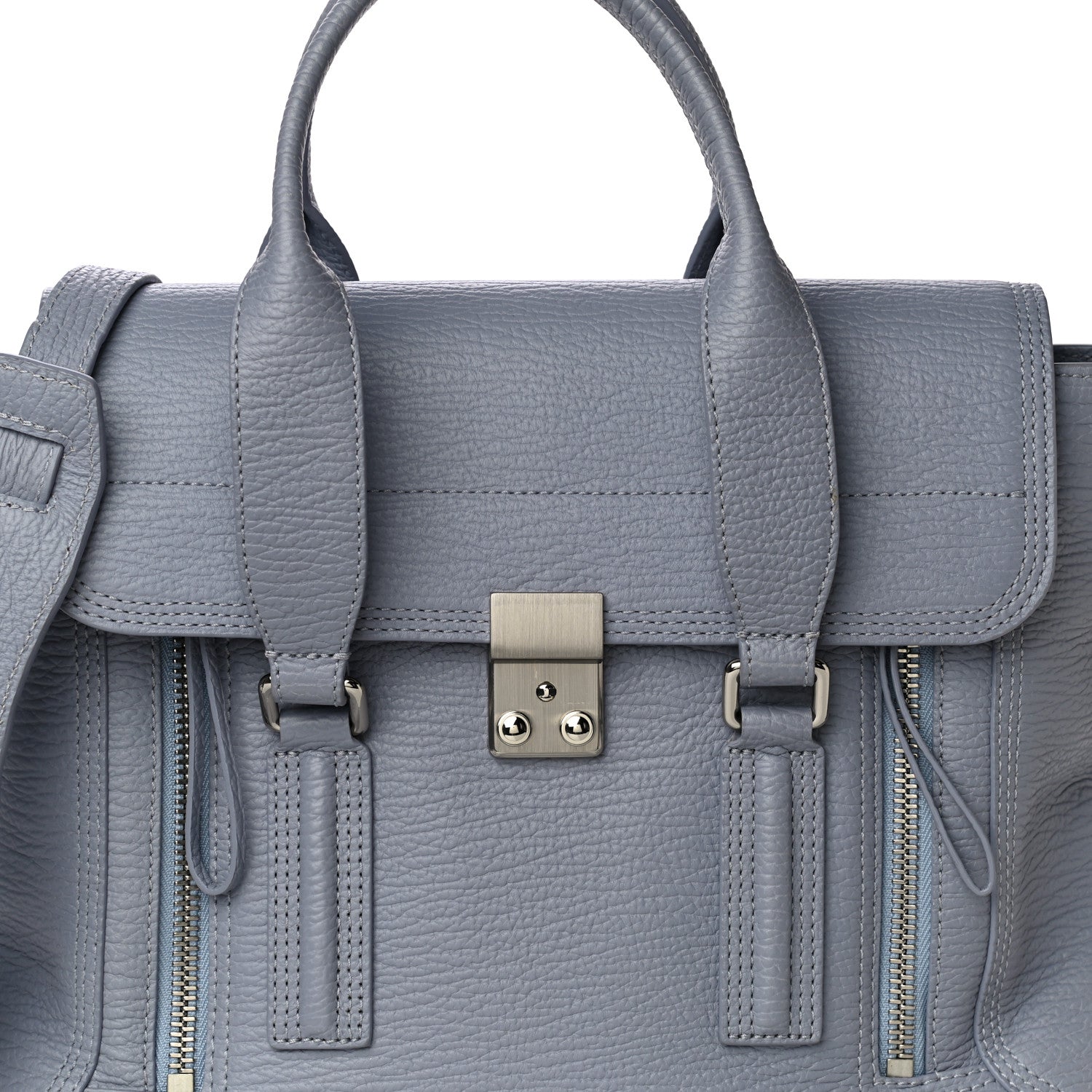 3.1 Phillip Lim Textured Calfskin Medium Pashli Satchel Lilac 6 of 11