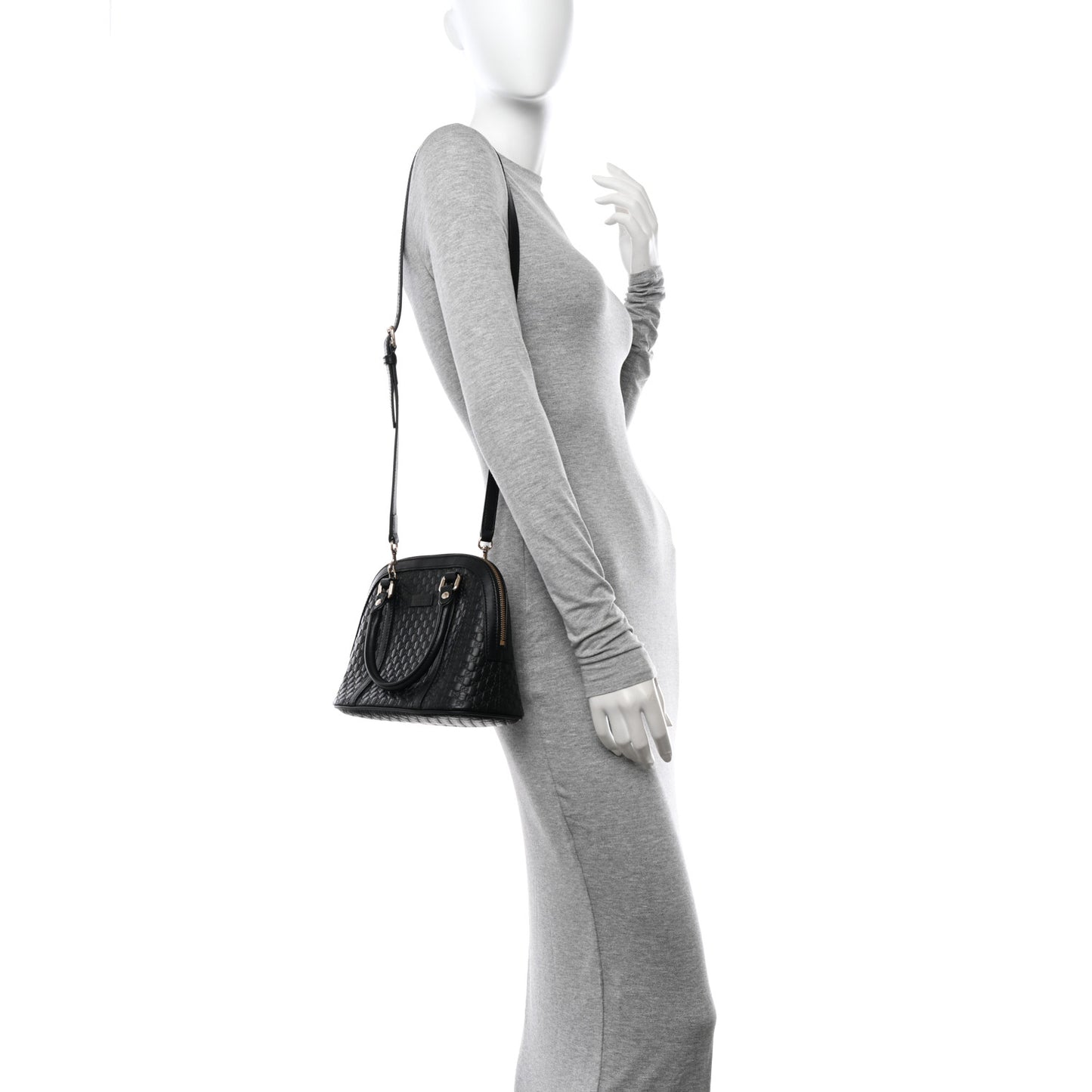 Microguccissima Mini Dome Bag Black