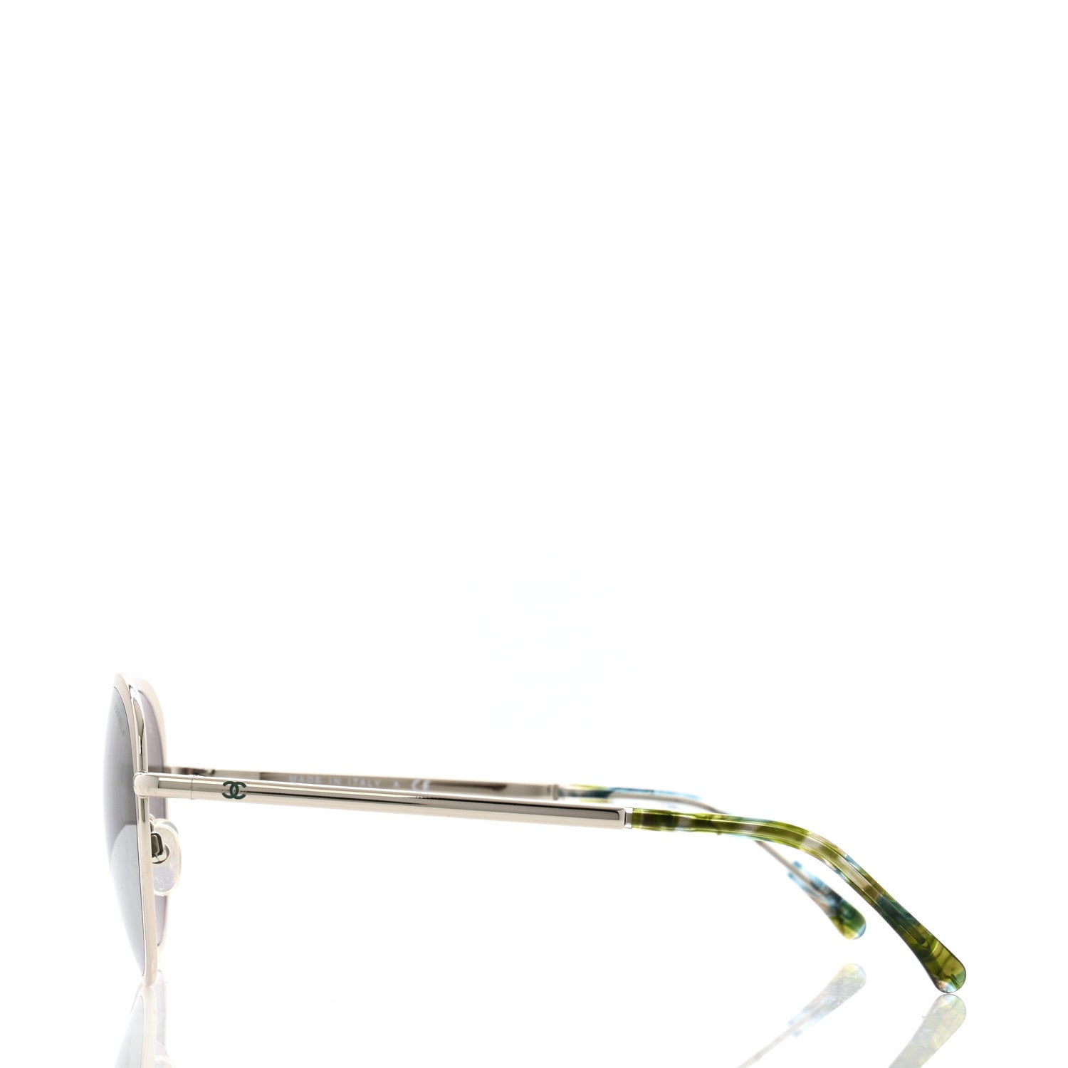 Chanel Round Spring Sunglasses 4206 Silver 3 of 8