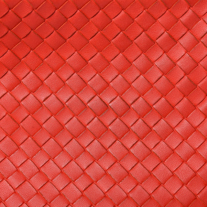 Bottega Veneta Nappa Intrecciato Nodini Crossbody Messenger Red 11 of 12