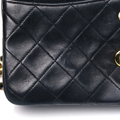 Chanel Lambskin Quilted Small Double Flap Black 11 of 25
