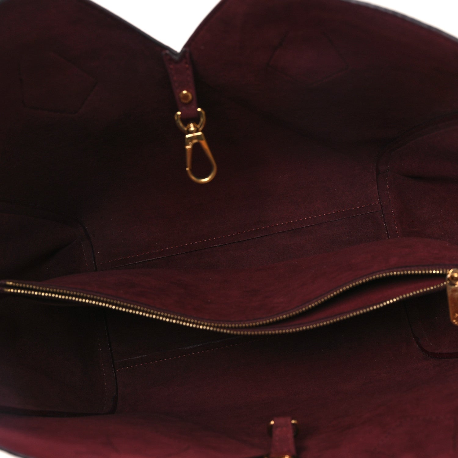 Louis Vuitton Calfskin Monogram Kimono Tote Grape 5 of 13