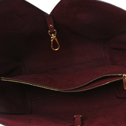 Louis Vuitton Calfskin Monogram Kimono Tote Grape 5 of 13