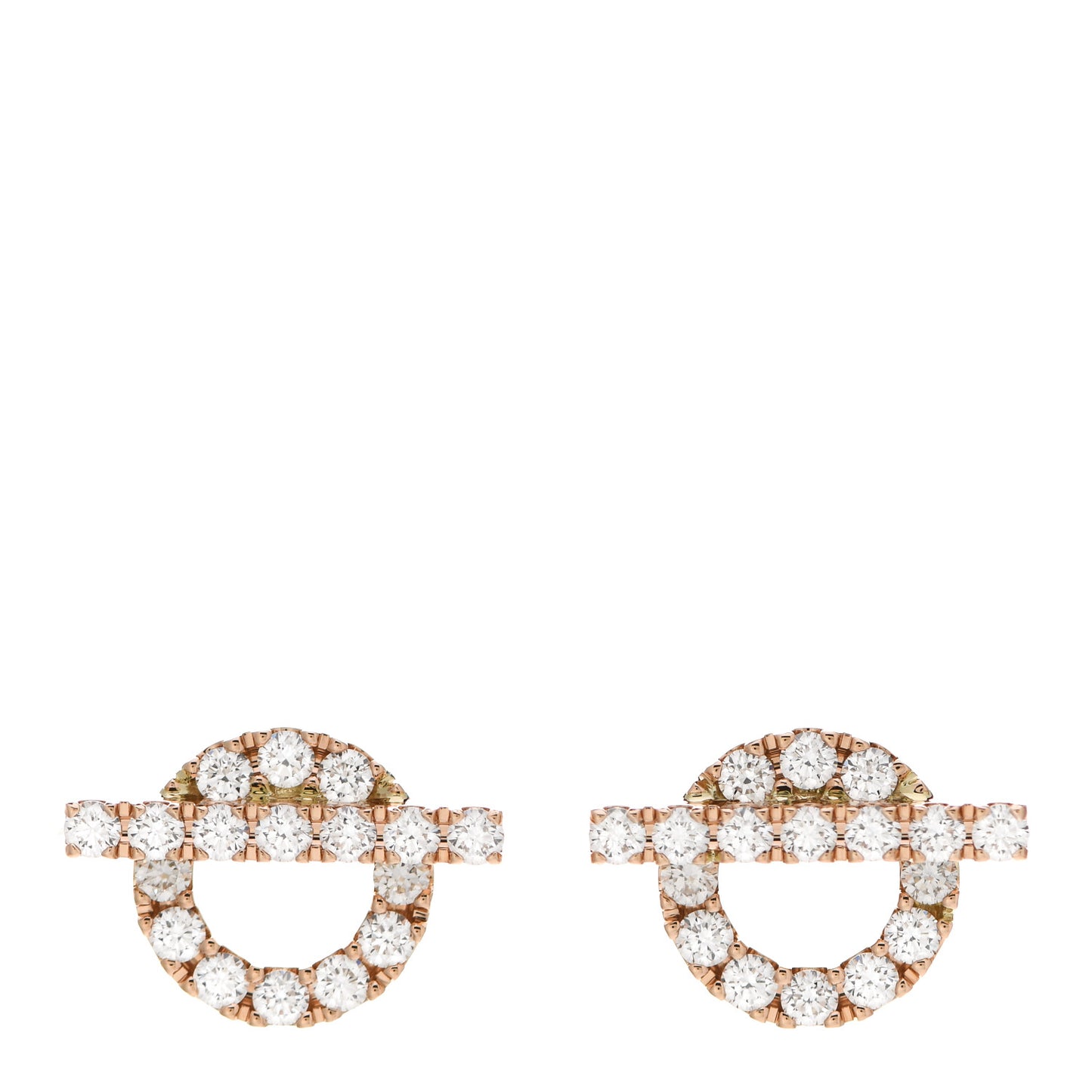 18K Rose Gold Diamond Finesse Earrings