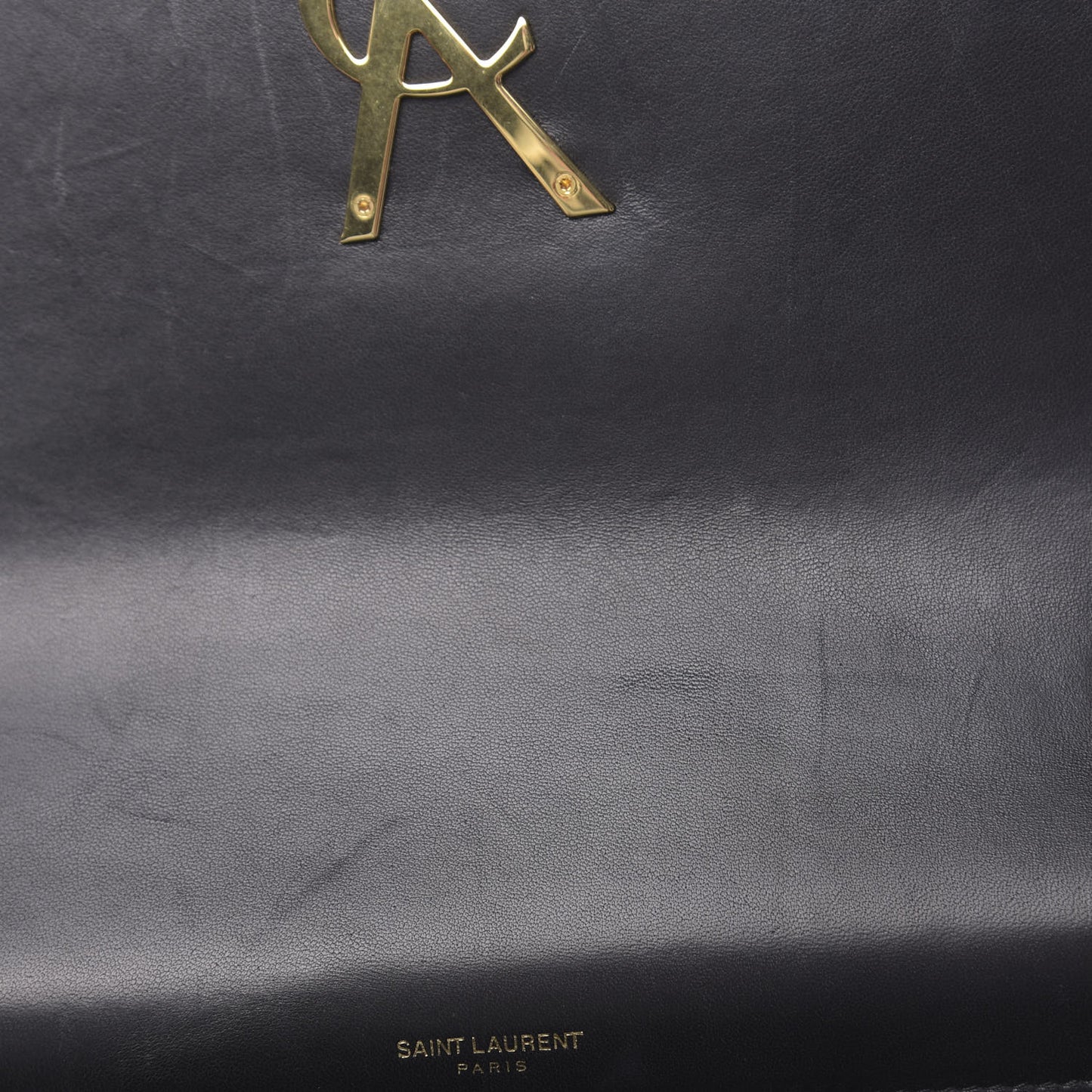 Lambskin Matelasse Monogram Large Vicky Chain Bag Black