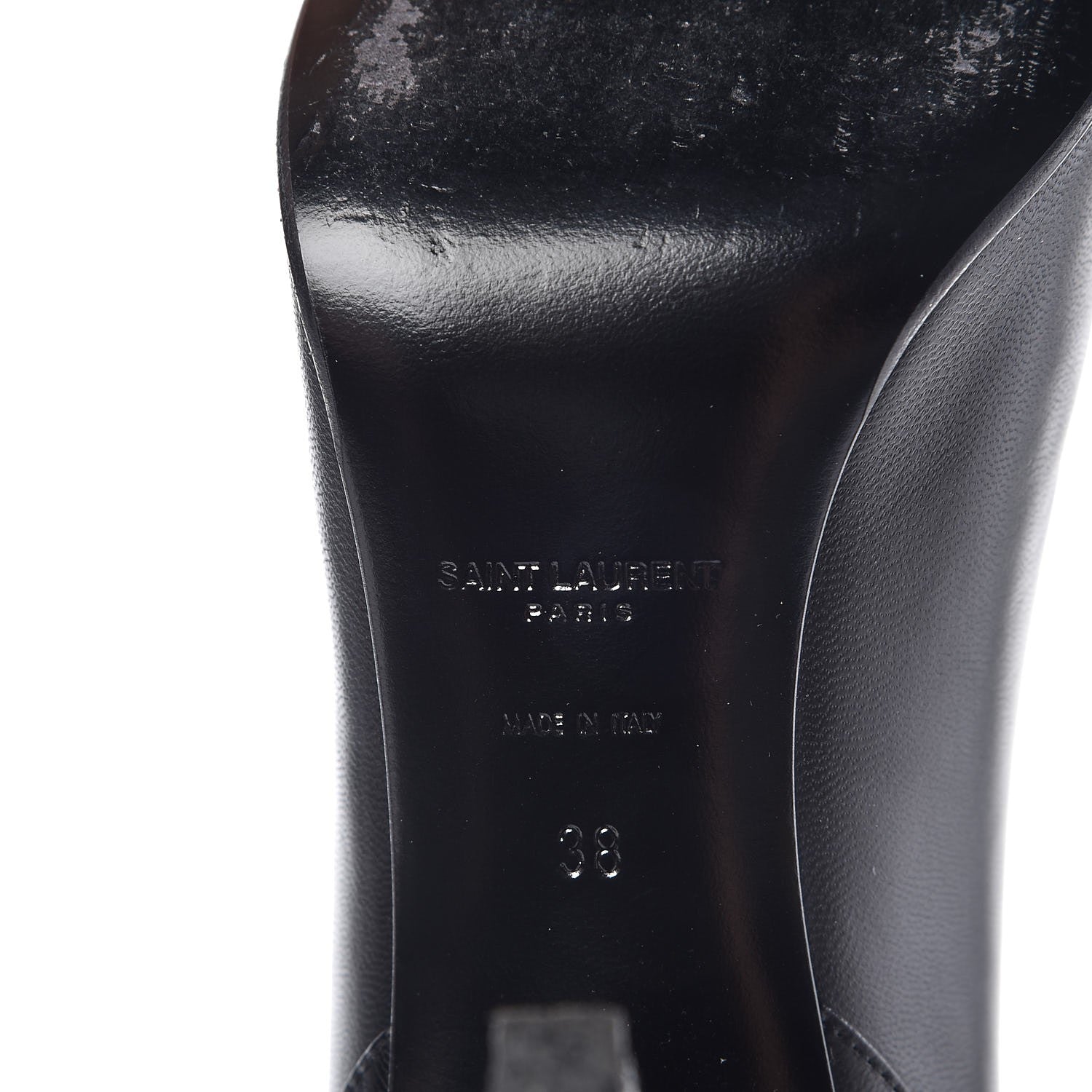 Saint Laurent Calfskin Debbie 100 Ankle Boots 38 Black 8 of 14