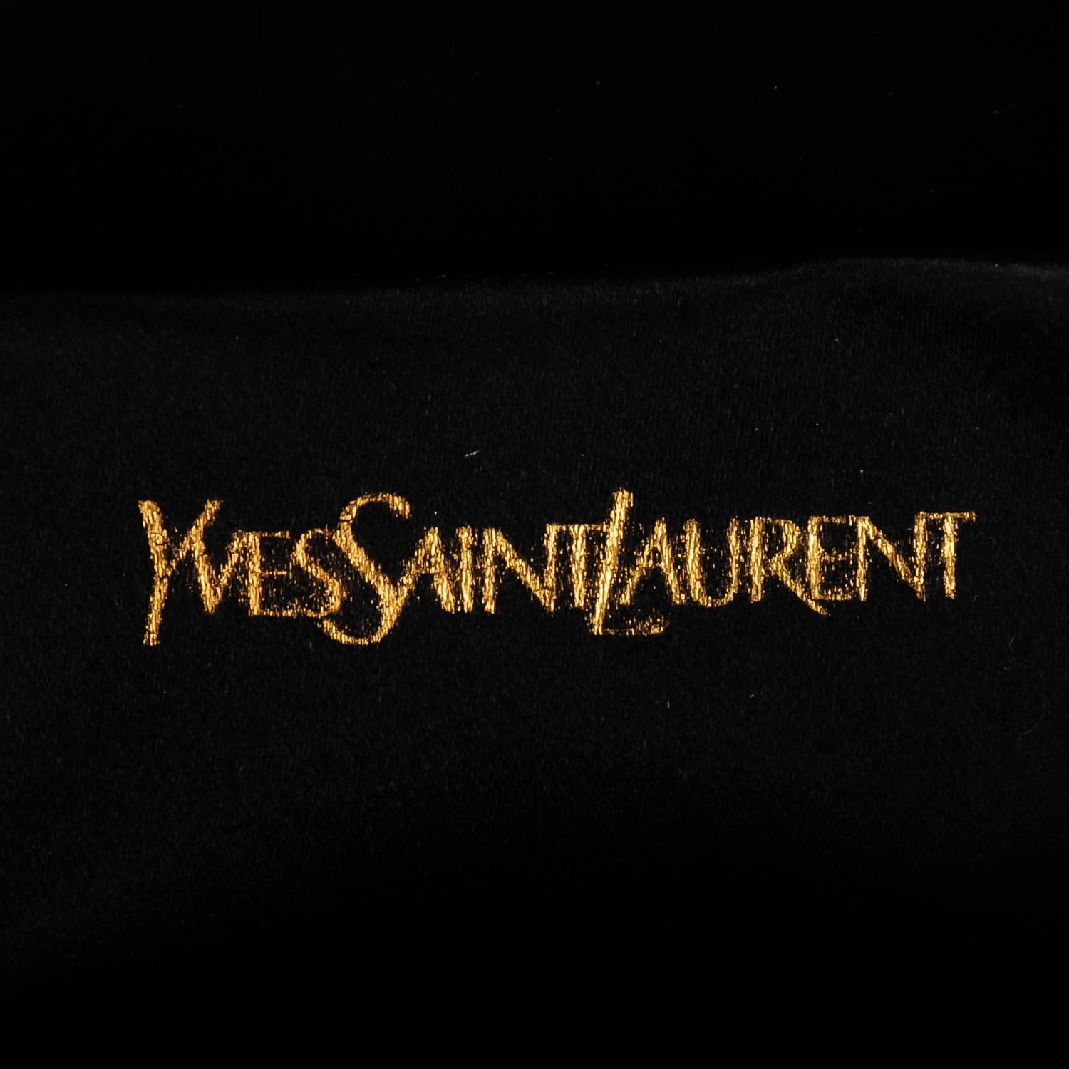 Saint Laurent Metallic Suede Large Belle De Jour Clutch Black Gold 6 of 7