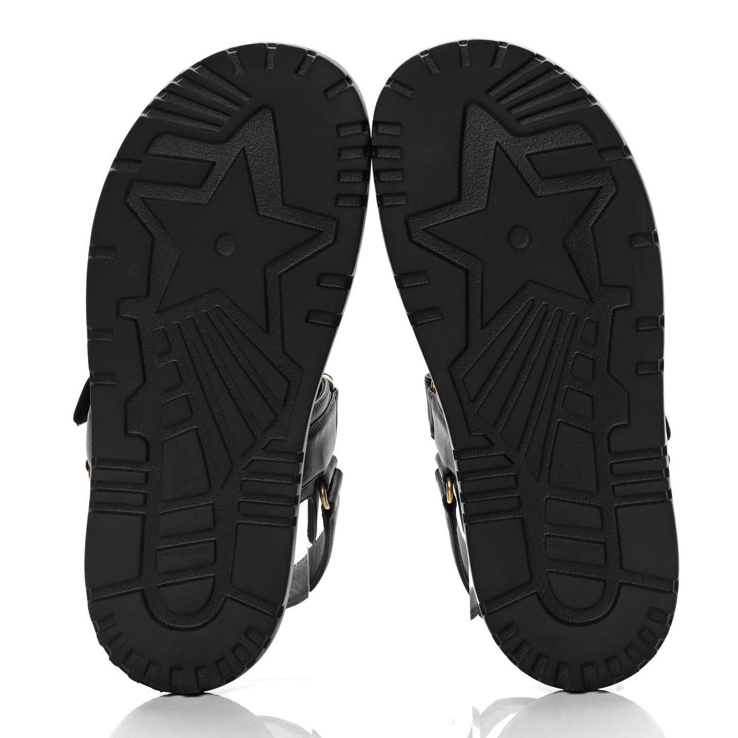 Lambskin Dioract Sandals 40.5 Black