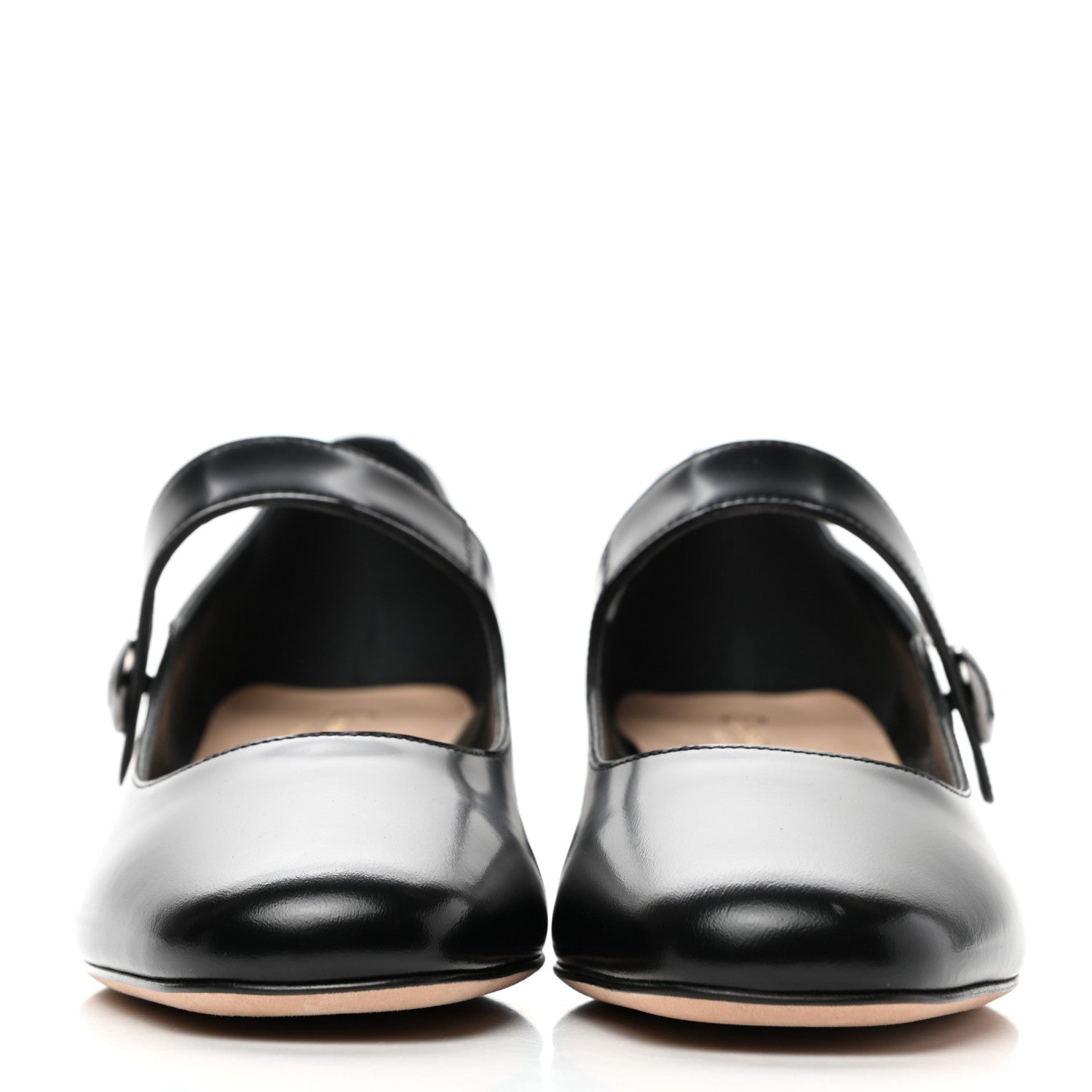 Christian Dior Brushed Calfskin Uniform 30mm Pumps 38 Black 2 of 8