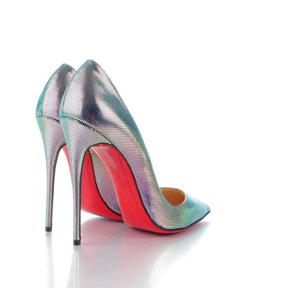 Christian Louboutin Tissu Scarabe So Kate 120 Pumps 37.5 Digitale 4 of 8