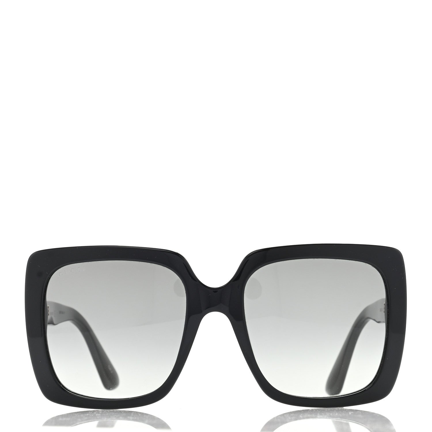 Gucci Crystal Square Frame GG Sunglasses GG0418S Black 2 of 8
