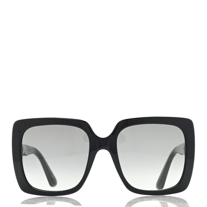 Gucci Crystal Square Frame GG Sunglasses GG0418S Black 2 of 8