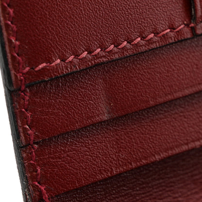 Hermes Box Bearn Gusset Wallet Rouge H 9 of 10
