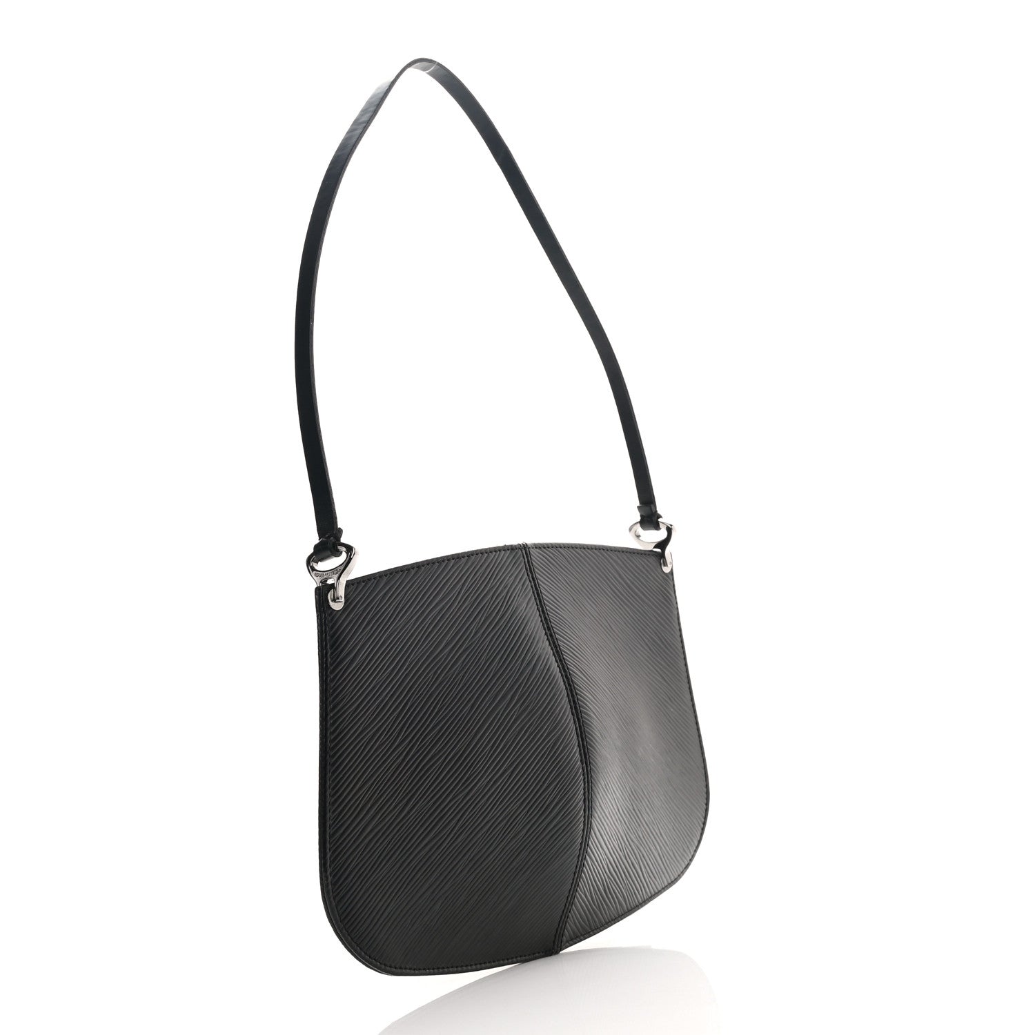 Louis Vuitton Epi Demi Lune Pochette Black 3 of 6