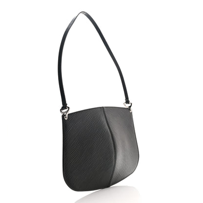 Louis Vuitton Epi Demi Lune Pochette Black 3 of 6