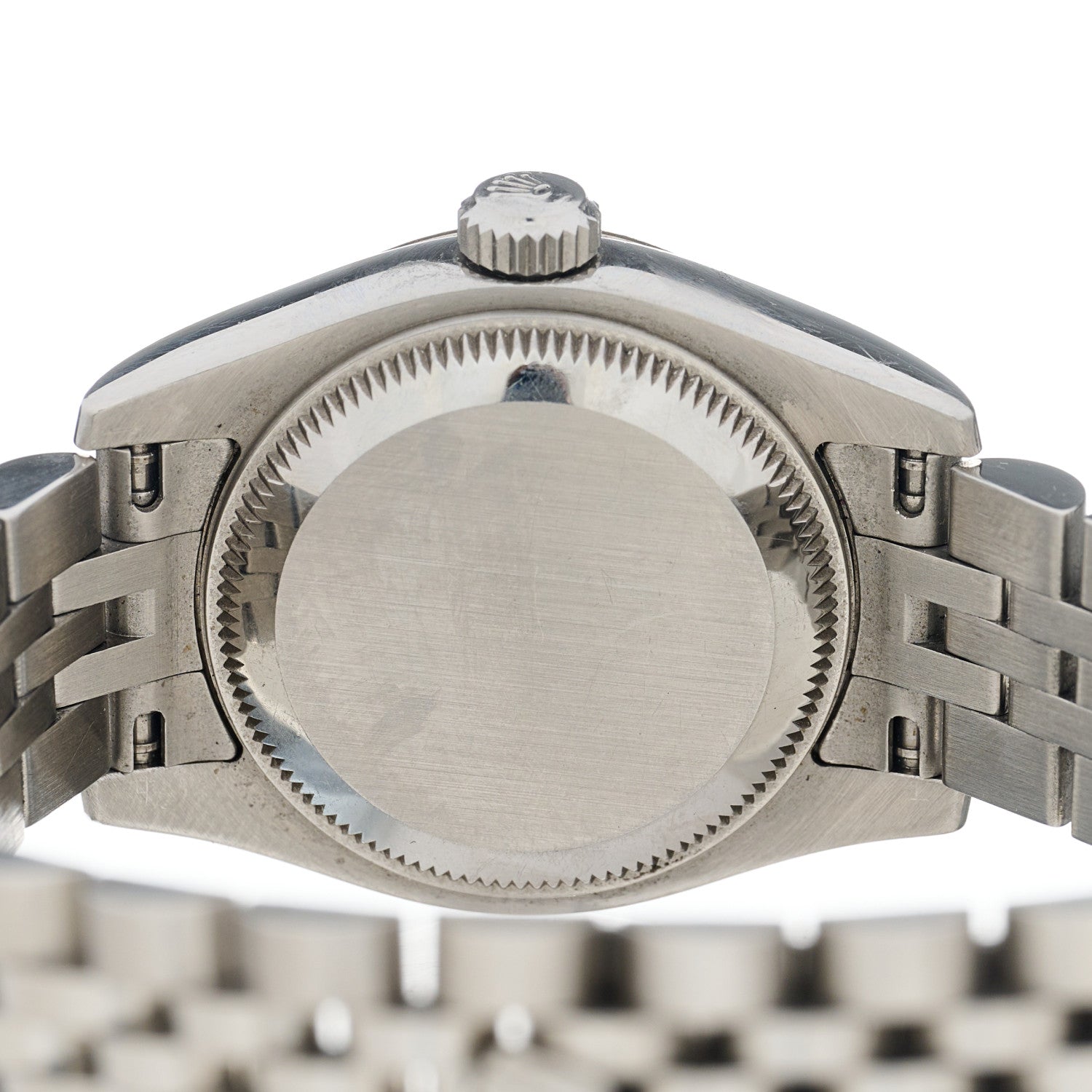 Rolex Stainless Steel 18K White Gold Mother of Pearl 26mm Oyster Perpetual Datejust Watch Roman 179174 4 of 5
