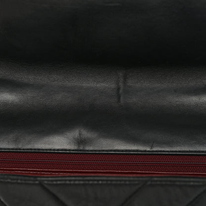 Chanel Lambskin Chevron Quilted Mini Kelly Flap Black 11 of 12